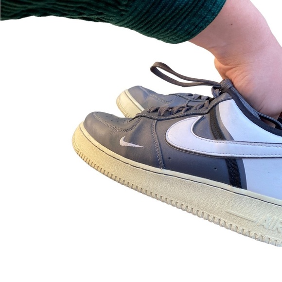 Nike Air Force 1 LV8 2 Dark Gray Charcoal Size 10 - Picture 11 of 15